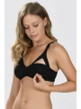 Morliva Siyah Dikişsiz Emzirme Sütyeni