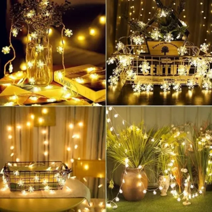 10m 60 LED Kar Tanesi Lamba