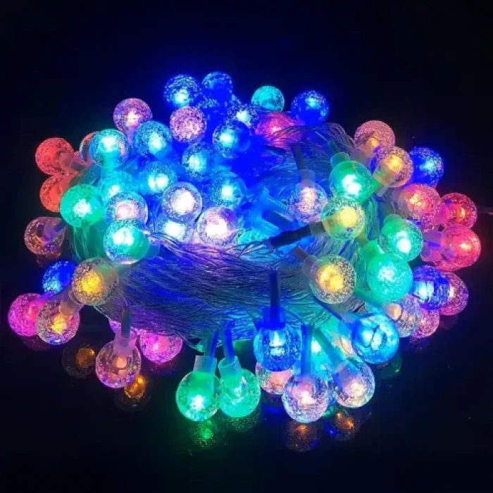 3m 20 Led Kristal Top RGB Pilli
