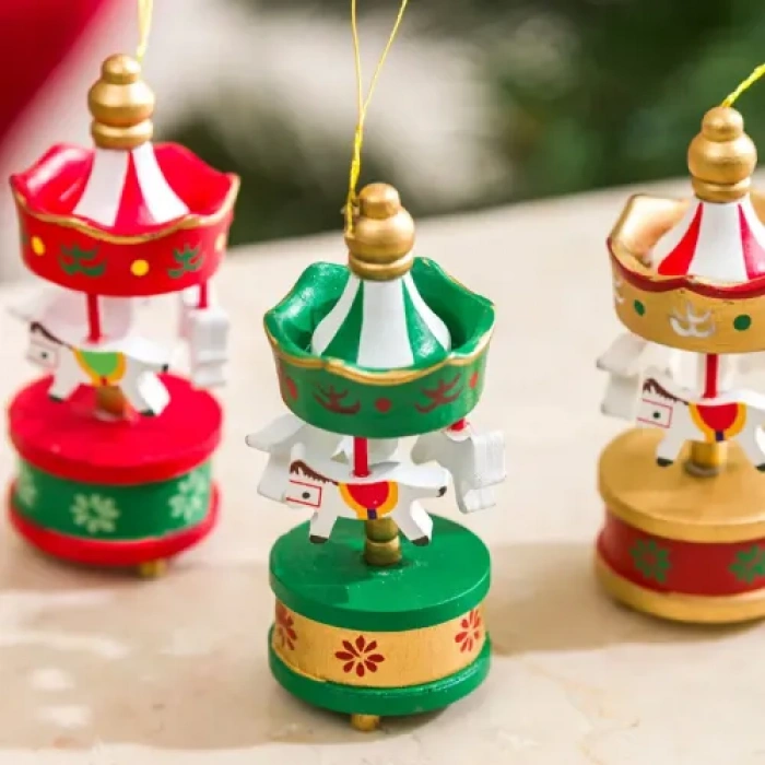 6lı Atlı Karınca Yılbaşı Süsü