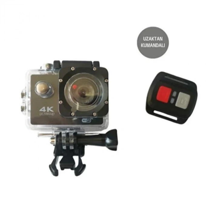 Kumandalı 4K Wi-Fi Aksiyon Kamerası