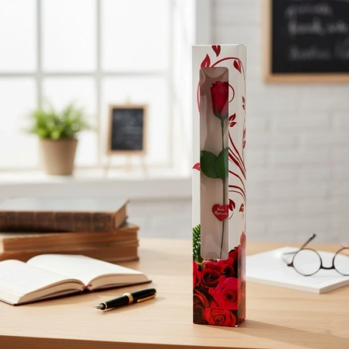 Kutulu Gül - Öğretmenler Günü Hediyesi