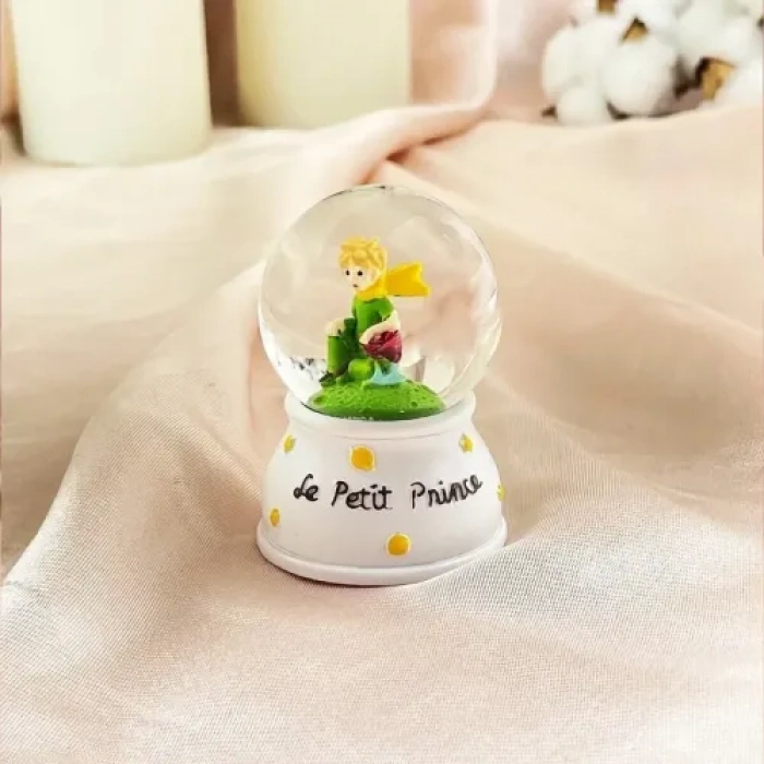 Mini Boy Küçük Prens Kar Küresi Işıklı
