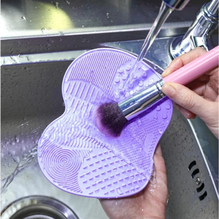 Silikon Makyaj Temizleme Matı