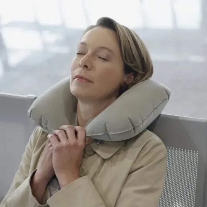 Şişme Seyahat Boyun Yastığı