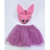 Çocuk Gösteri Kostümü Pembe Tavşan