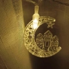 Hilal Tasarımlı Ramazan Süslemesi 20 LED USB Aydınlatma