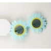 Mavi Renk Papatya Şekilli Parti Gözlüğü