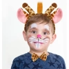 Zürafa Kosümü Aksesuar Seti 3 lü - Taç Papyon Kuyruk