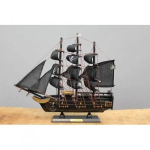 Ahşap Korsan Gemisi 30x33 cm