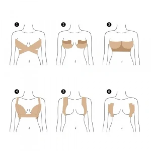 Göğüs Dikleştirme Bandı S Beden 2.5 Cm.