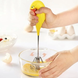 Kuğu Tasarımlı Basmalı Çırpıcı