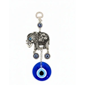 Nazar Boncuğu Tekli Fil Askılık