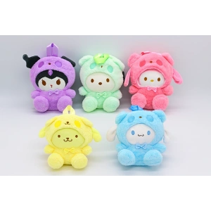 Peluş Kawaii Kuromi My Melody ve Cinnamoroll Sırt Çantası