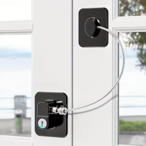 Siyah Plaka Halatlı Emniyet Kilidi