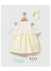 Kız Bebek Sarı Renk Yazlık Elbise (2-5 Yaş)