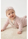 Kız Bebek Pembe Renk Kışlık Newborn Toptan Bebek Tulum (0-6 Ay)