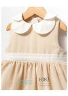 Kız Bebek Bej Renk Mevsimlik Elbise (6-36 Ay)