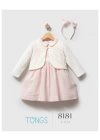 Kız Bebek Pembe Renk Mevsimlik Elbise (2-5 Yaş)
