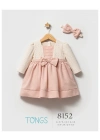 Kız Bebek Pembe Renk Mevsimlik Elbise (6-36 Ay)