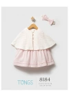 Kız Bebek Pembe Renk Mevsimlik Elbise (6-36 Ay)