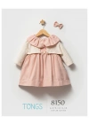 Kız Bebek Pembe Renk Mevsimlik Elbise (6-36 Ay)