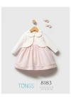 Kız Bebek Pembe Renk Mevsimlik Elbise (6-36 Ay)