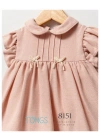 Kız Bebek Pembe Renk Mevsimlik Elbise (6-36 Ay)
