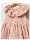 Kız Bebek Pembe Renk Yazlık Elbise (2-5 Yaş)
