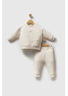 Toptan Erkek Bebek Renewall 2Li Takım Ekru Renk Mevsimlik 2Li Takım (6-36 Ay)