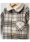 Toptan Erkek Bebek Yeşil Renk Big Plaid Kışlık Tulum (0-9 Ay)
