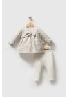 Toptan Kız Bebek Lıttle Honey 2Li Takım Ekru Renk Mevsimlik 2Li Takım (6-36 Ay)