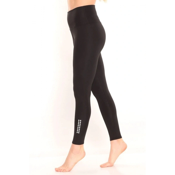 Kadın Pamuklu Penye Elastan Reflektor BAskılı İnceltici Push UP Dünlük Tayt2153