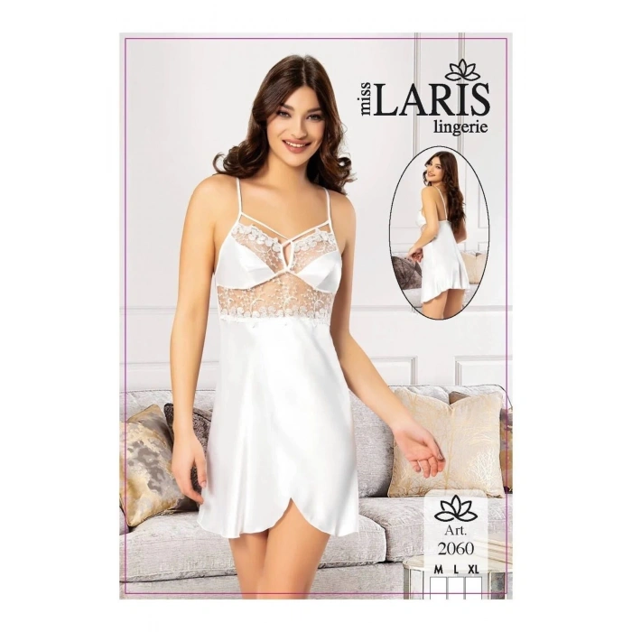 SATEN KISA GECELİK EKRU