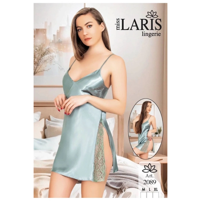 SATEN KISA GECELİK YEŞİL