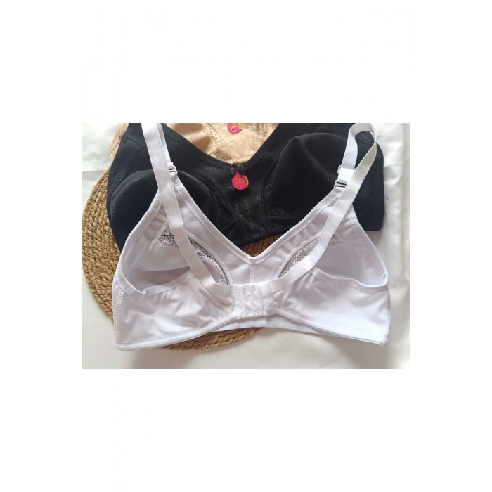 Dantel Detaylı Altı Geniş Bantlı , Ayarlanabilir Askılı , Battal Boy Toparlayıcı Sütyen