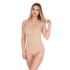 8069 Kadın Modal Çıtçıtlı Kancalı Body - Beyaz - S