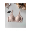 Lazer Kesim  Dikişsiz Çıkarılabilir Pedli Görünmez Hiç Yok Sütyen   Pudra  Renk