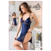 SATEN KISA GECELİK LACİVERT