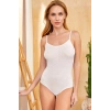 2029 Kadın Çıtçıtlı (Kancalı) Body Ekru Renk
