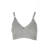 Iç Giyim Kadın Gri Penye Toparlayıcı Dikişsiz Sütyen