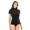Kadın Kısa Kollu Yarım Boğazlı Bluz Atlet Bady