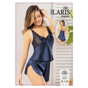 SATEN ŞORT TAKIM LACİVERT