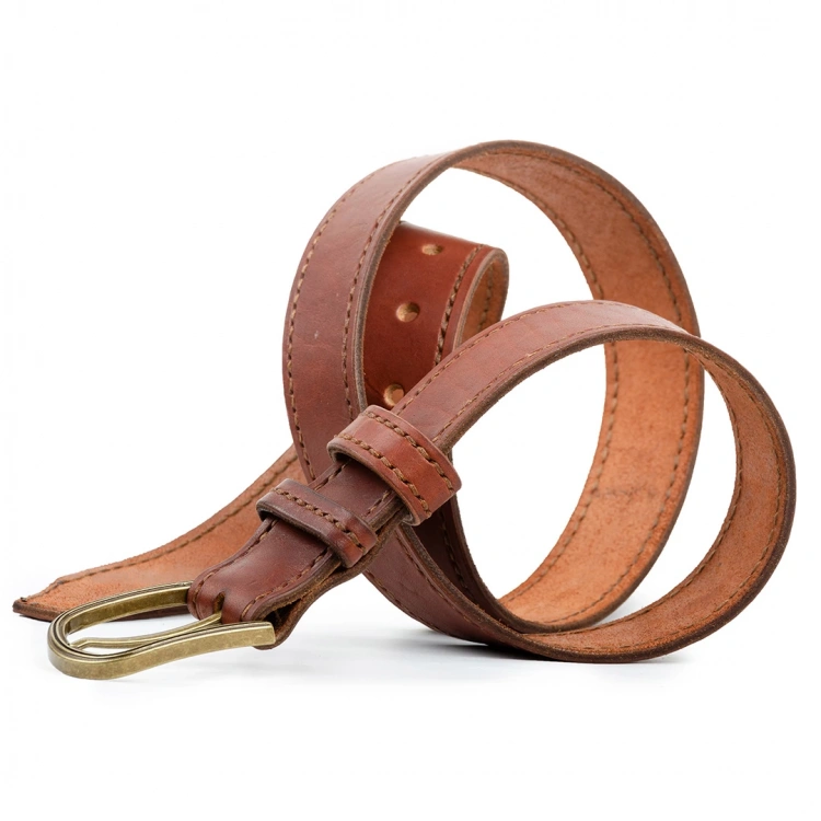 El Yapımı Erkek Deri Kemer V10