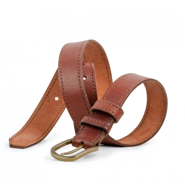 El Yapımı Erkek Deri Kemer V10