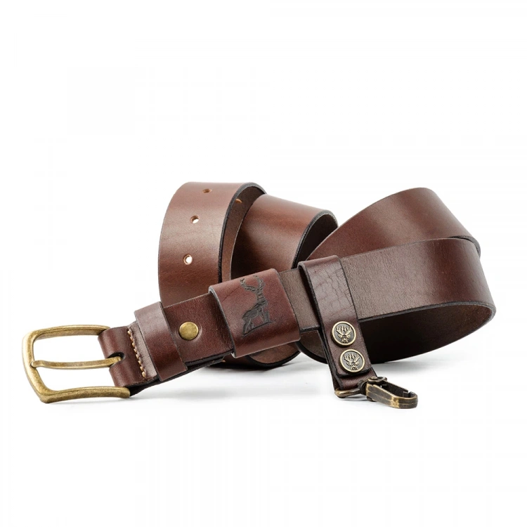 El Yapımı Erkek Deri Kemer V6