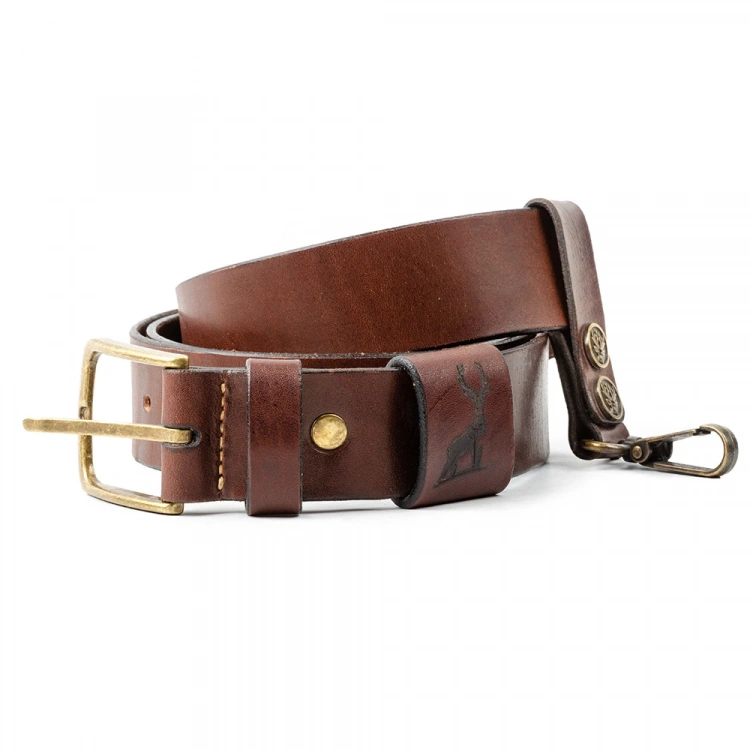 El Yapımı Erkek Deri Kemer V6