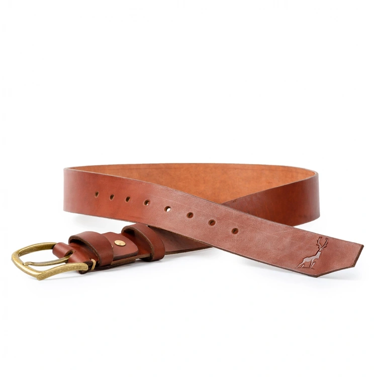 El Yapımı Erkek Deri Kemer V9