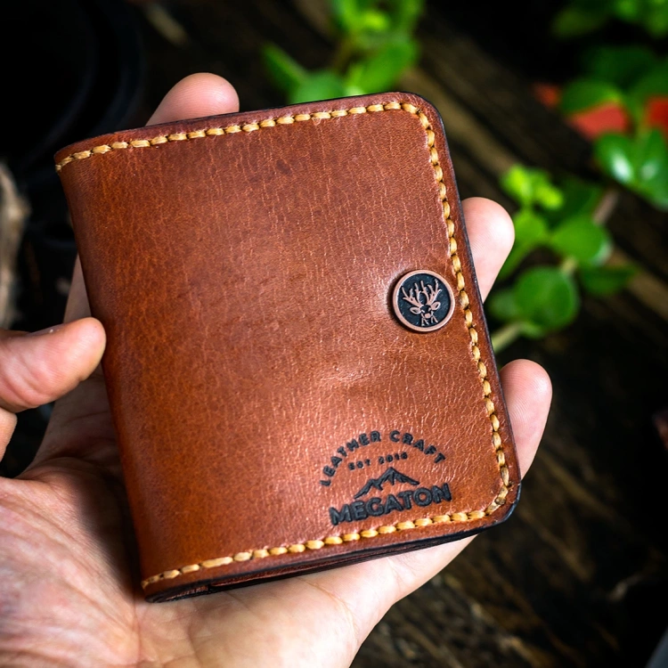 Megaton Craft Minimal Cüzdan Taba