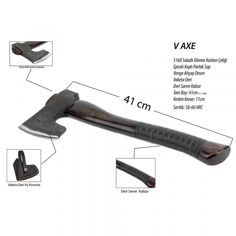 V Axe 41 cm Kamp Baltası